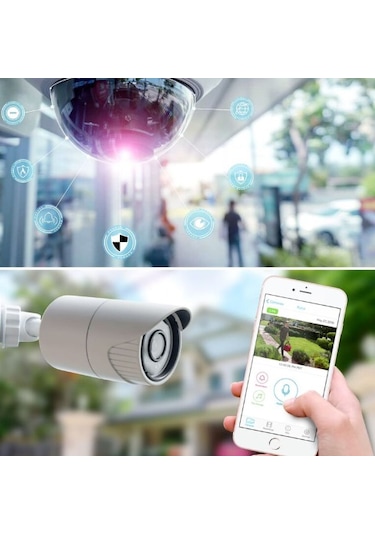 6'lı Sesli - 5mp Sony Lens Gece Renkli Yüz Tanımalı Kamera Seti