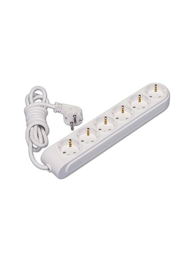 Makel 6'lı 3 Metre Yeni Nesil Topraklı Grup Priz