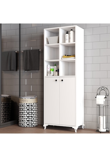 Moxen Mobilya Bdr1 Çok Amaçlı Dolap Raflı MXNBDR1001BYZ