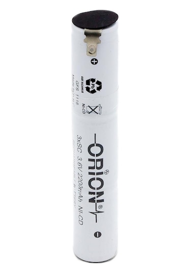 Fakir Uyumlu Orıon 3.6V 2200 mAh Pabuç Girişli Şarjlı Süpürge Pili (412303672)