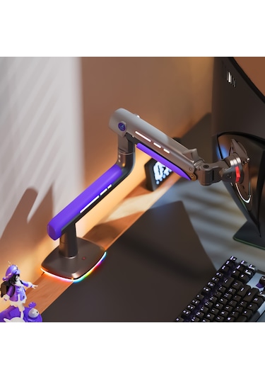 Deskmate X07 Rgb Tekli Monitör Kolu