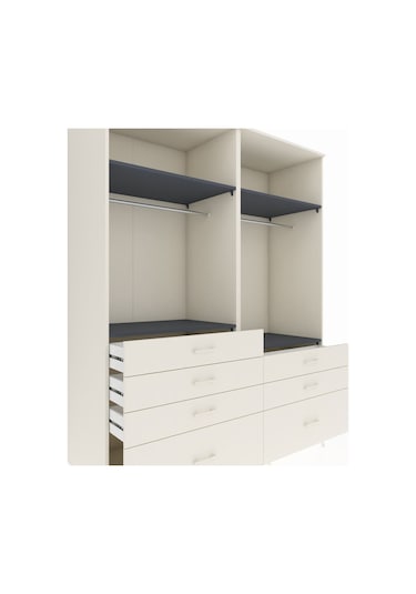 Kronos Gardrop 4 Raflı 7 Çekmeceli 2 Askılı 176x59x221 Aytaşı-antrasit/aytaşı Antrasit/aytaşı Kronos Gardrop 4 Raflı 7 Çekmeceli 2 Askılı 176x59x221 Aytaşı-antrasit/aytaşı Antrasit/aytaşı