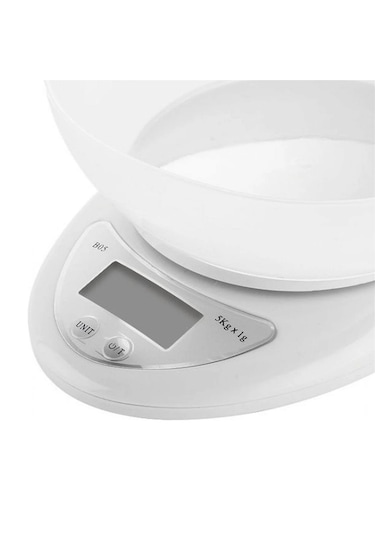 B-05 Dijital Mutfak Terazisi 5kg / 1gr Hassas Tartı Kilo Ölçer