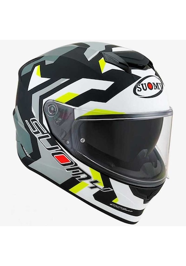 Suomy Stellar Kask Swıft Mat Beyaz Sarı