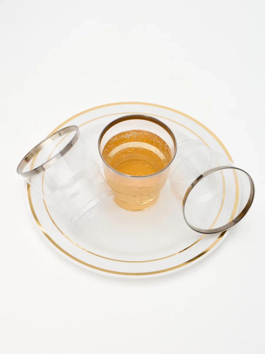 Upakuj-sa Tek Kullanımlık Bardaklar Şampanya Ve Şarap İçin 24 Adet 273935761 100 adet