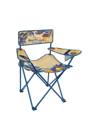 Desenli Katlanır Kamp Piknik Sandalyesi Rejisör Koltuğu Çok Renkli
