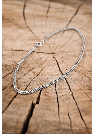 Encili Silver  925 Ayar Gümüş Tilki Kuyruğu Model Unisex Bileklik
