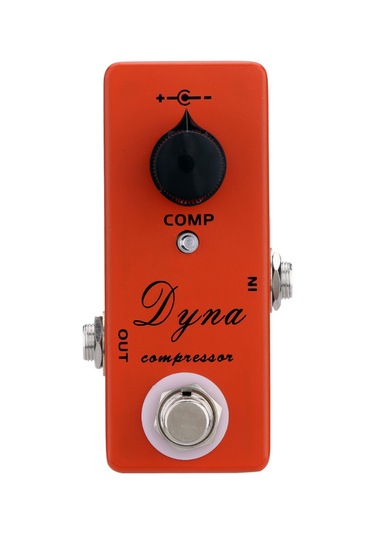 Xindoker Dyna Comp Elektro Gitar Kompresör Efekt Pedalı - Hafif, Taşınabilir, Doğru Bypass Ve Tek Düğme Kontrolü İle Kaliteli Ton