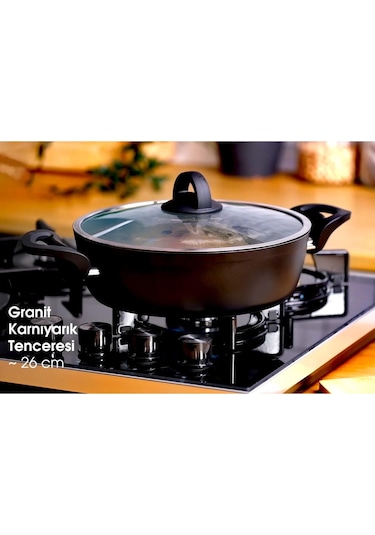 Hisar Granit Karnıyarık Tenceresi 26 Cm