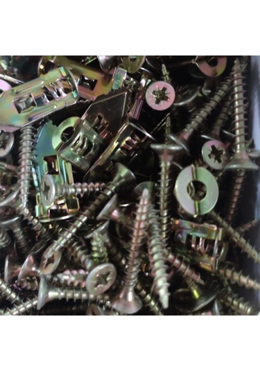 Paslanmaz Çelik Genişleme Cıvataları, Vidalar, Genişletme Cıvataları 100 Pcs Metal Boşluk Ankrajı Cıvatası 500 Adet