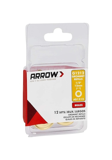 Arrow G1212 12mm Pirinç Kuşgözü Perçin Fr G1212