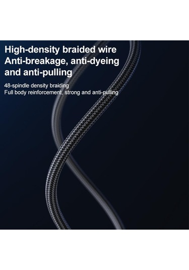 Yesido Ca92 100w 5a Usb-c / Tip-c Çift Tip-c 2 İn 1 Şarj Kablosu, Uzunluk: 1.2m Siyah