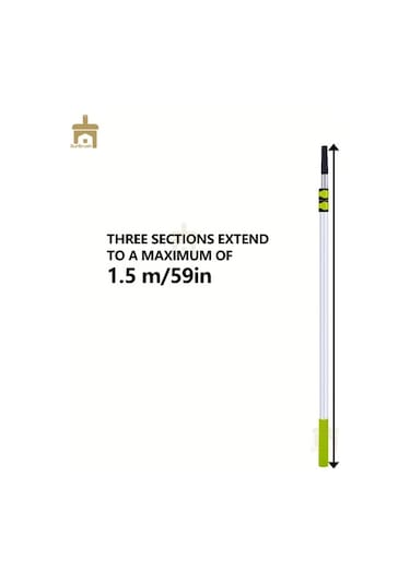 Willowhaven 39"-157" Uzatma Teleskopik Çubuk 3 Bölüm 1.5m Temizlik Boyama Diğer
