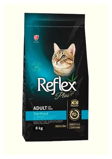Reflex Plus Somonlu Kısırlaştırılmış Yetişkin Kedi Maması 8 KG