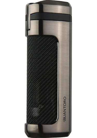 Quantoro 3 Torch Pürmüz Siyah-gunmetal Metal Puro Çakmağı - Trz1039