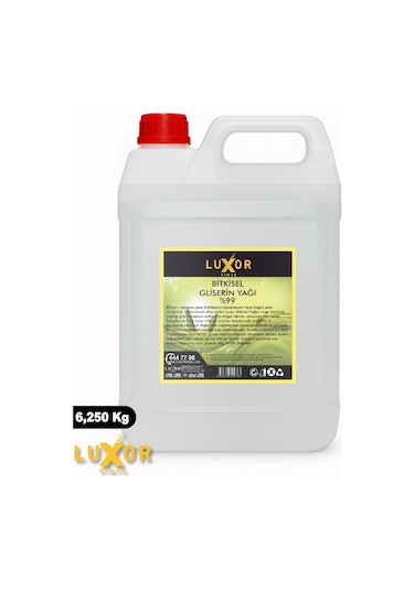 Luxor Kimya Bitkisel %99.9 Gliserin Yağı 6.250 KG