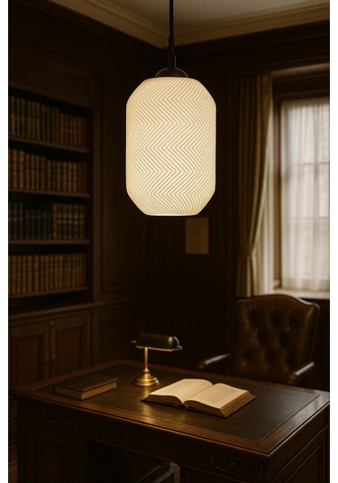 Dekoratif Avize Zikzak Serisi İskandinav Ev Ofis Veranda Mutfak Çap 20 Cm Çok Renkli