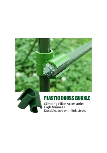 Lebihmurah 4958 Bahçe Klipsi Güvenilir Pürüzsüz Yüzey Bitki Destek Kelepçesi