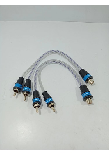 Edison Amfi Y Kablo Kaliteli Oto Anfi Y Kablo 1 Dişi 2 Erkek Y Kablo 2 Adet