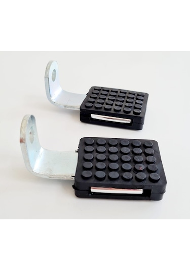 Bisiklet Arka Basamak Sabit Sağ-Sol Takım Siyah