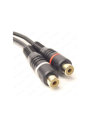 Yüksek Kalite Anfi Y Kablo RCA Erkek to 2xRCA Dişi