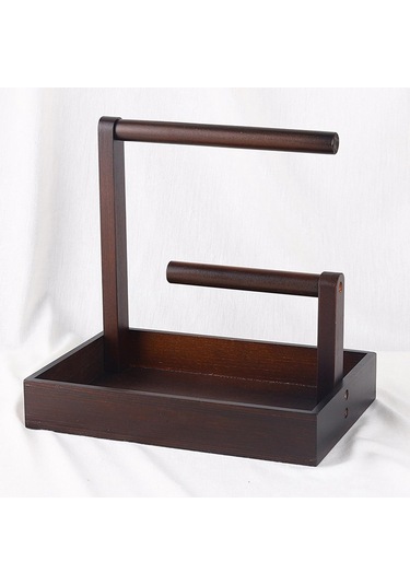Homyl Takı Ekran Standı Askı Bilezikler Dresser Için Saklama Kahverengi