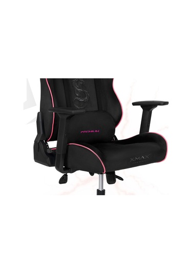 Rio Balerion Terletmez Kadife Kumaş Siyah Gaming Oyuncu Koltuğu - 27 Siyah