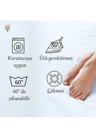 Strausshome Premium Lastikli Çarşaf %100 Pamuk Tek Kişilik / Çift Kişilik Özel Penye Oeko-tex Haki / Yeşil Haki - Yeşil