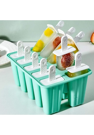 Pembe Popsicle Maker Popsicle Kalıpları  Silikon Buz Pop Kalıpları Bpa Popsicle Kalıp Yeniden Kullanılabilir Kolay Bırakılan