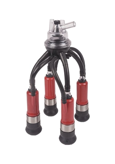 Süt Sağım Ürünleri Süt Sağım Makinesi 160 Cc Plastik Kılıflı Kauçuk Sağım Demeti