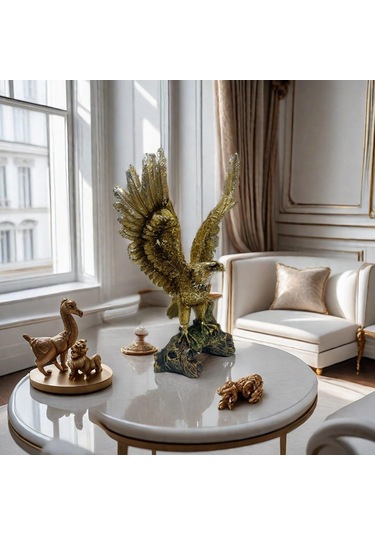 Suntek Kartal Reçine Süsler Heykeli Yatak Odası Meslektaşı 9,8cmx7cmx23,5cm