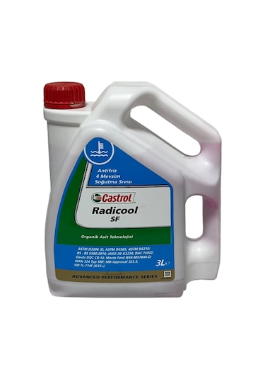 Castrol Radicool Sf 4 Mevsimlik Kırmızı Antifriz 3 Litre