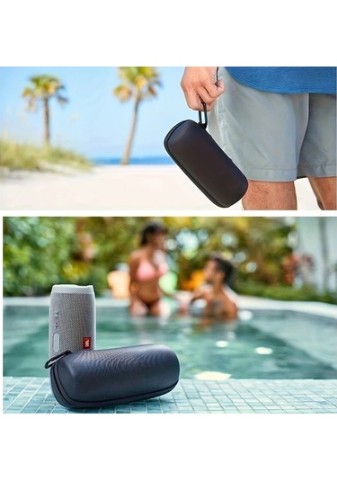 Willowhaven Yussot Eva Hoparlör Taşıma Çantası Sert Kabuk Jbl Flip 3/4/5/6 İçin Siyah