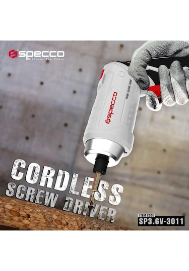 Speccoi Xsp 3.6v-3011 33 Parça Akülü Vidalama Şarjlı Tornavida Set