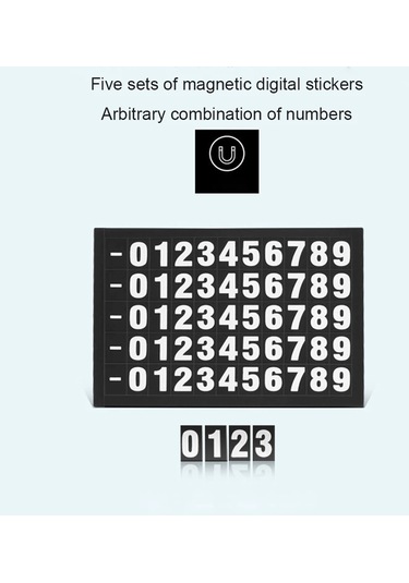 Siyah-gizli Aydınlık Araç Telefonu Plaka Otomatik Etiket Gece Lambası Oto Styling İçin Arabada Telefon Numarası Geçici