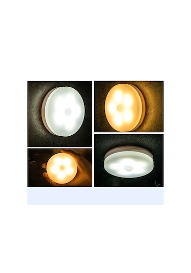 Ally Akıllı Led Sensorlu Otomatik Usb Şarj Edilebilir Gece Lambası Led- 5775 Beyaz