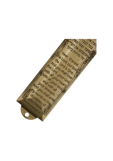 Lijinxu Mezuzah Plaket Yahudi Hediye Dekoratif Mezuza Kapak Altın