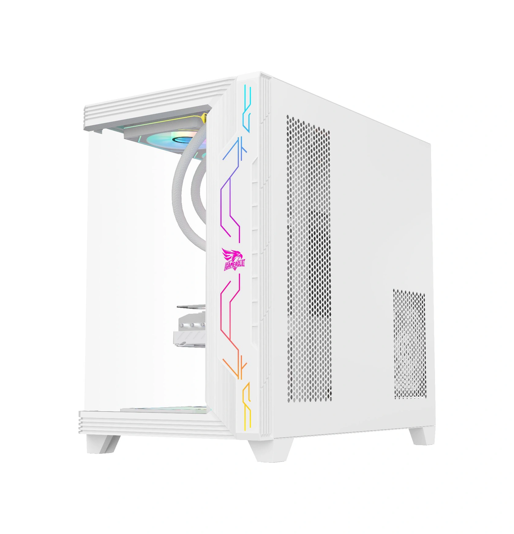 Gameagle Storm Bilgisayar Kasası + 850w Power + Sıvı Soğutma Beyaz