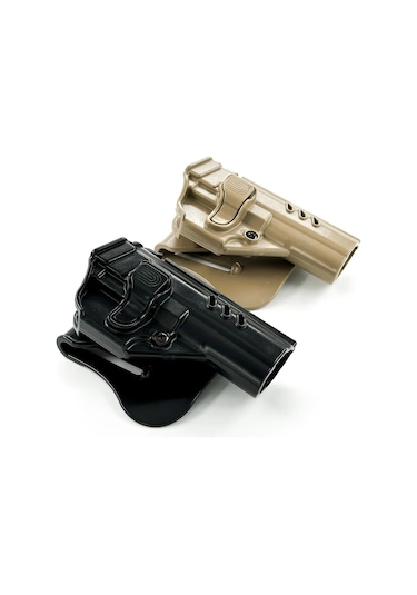 Siyah Beretta F92 Uyumlu Polimer Silah Kılıfı - Tabanca Kılıfı Siyah