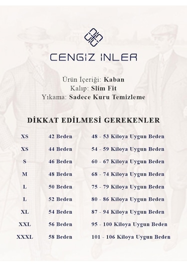Cengiz İnler Cengiz Inler Dik Yaka Düğmeli Erkek Kaşe Kaban 001