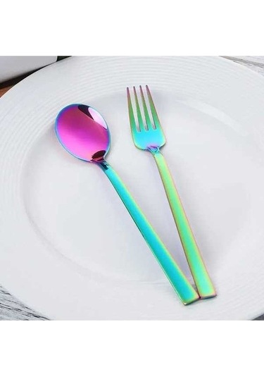 Besthome1 Çelik Salata Servis - Hafif, Dayanıklı, Stil Ve Renkli Çok Renkli