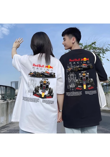 Tarzsokak Red Bull Retro Baskılı Siyah
