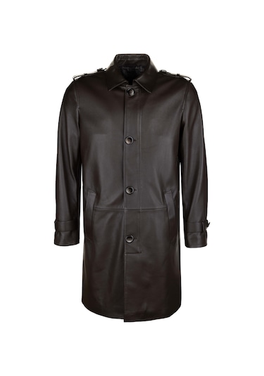 Tamer Tanca Erkek Hakiki Deri Kahverengi Deri Mont 1101 2205 Erk Dr Mont Sk24/25 Kahve Zıg Kahverengi