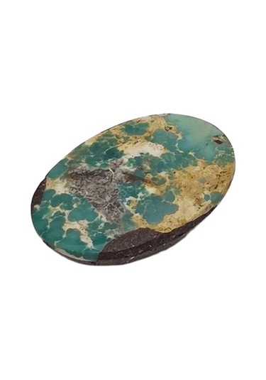 Doğal İran Nişabur Firuze Turkuaz Taşı 19 Karat - 3,75 Gram renkli