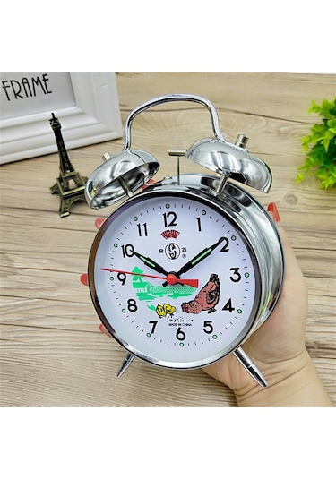 Nostaljik Kurmalı Horozlu Çalar Saat