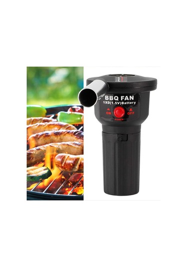 Barbekü Fan Air Blower, Barbekü Elektrikli Hava Blower, Barbekü Hava Üfleyici, Grill Becue Cam Piknik Yürüyüşü İçin Izgara Başlangıç