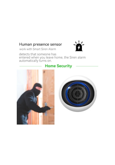 Akıllı Radar Dalgası Insan Varlığı Sensörü Grafiti Beyaz