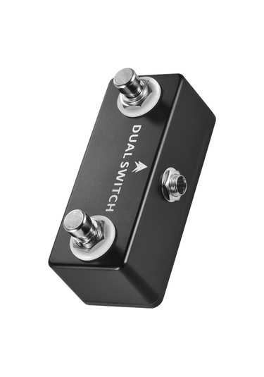 Moskyaudio Dual Swıtch Çift Ayak Pedalı Ayak Pedalı Siyah