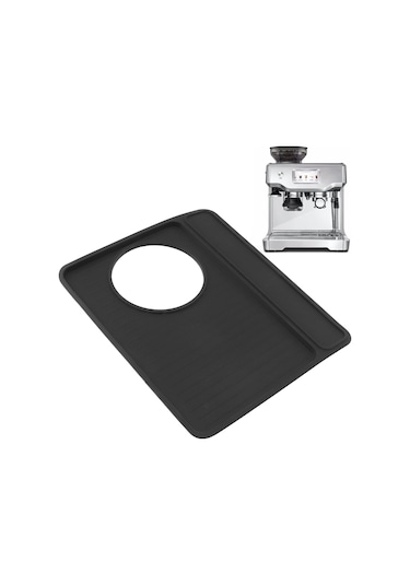 Dofolink Breville 870/880 Kahve Makinesi İçin Silikon Antir Kayma Ped - Toz Koruyucu, Esnek, Temizlenmesi Kolay, Gıda Seviyesi Malzeme Siyah