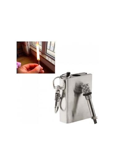 Metal Kibrit Anahtarlık